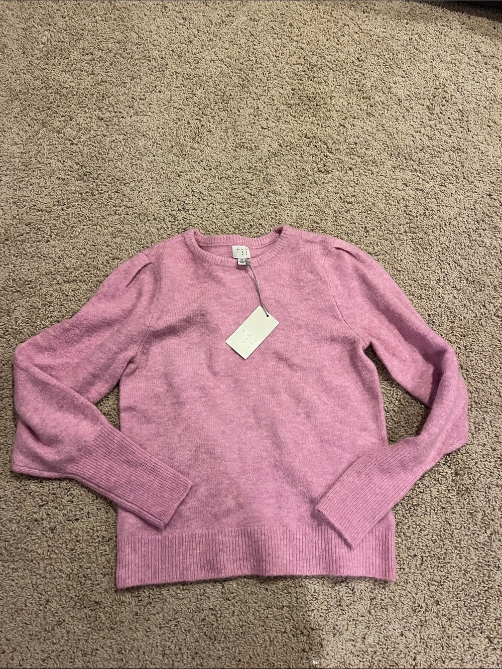 a new day Pink Crewneck Sweater
